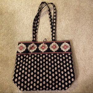 Vera Bradley Black Tote